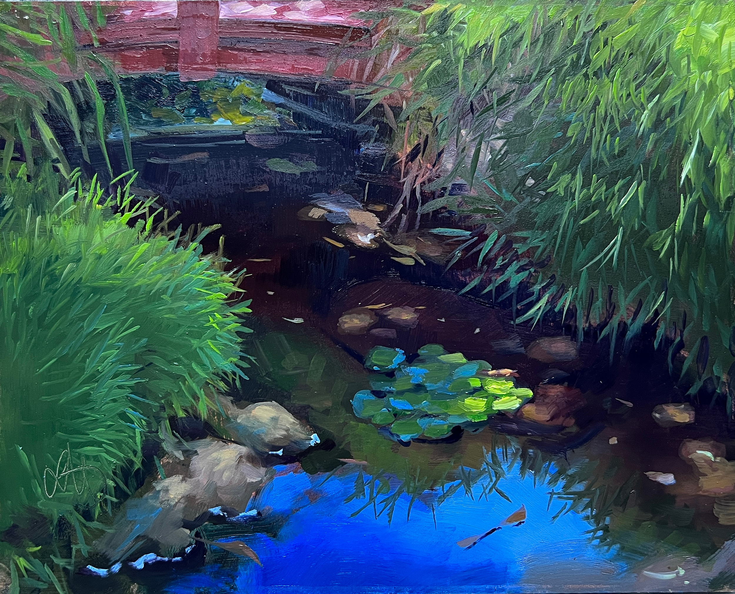 Under the Bridge, 2022
8 x 10 in. Oil on Panel
Painted En Plein Air
Miami Beach Botanical Gardens - Miami Beach, FL